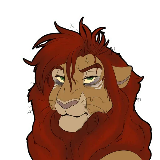 😜 Стикер «Lion Life» для Telegram
