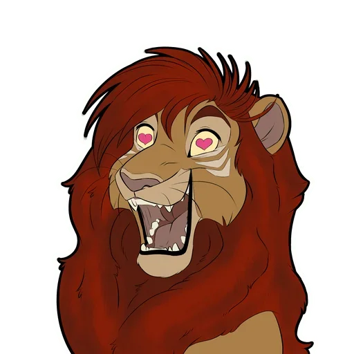 😚 Стикер «Lion Life» для Telegram