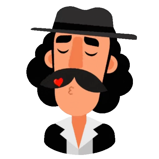 😘 Стикер «Губы Поцелуй» для Telegram