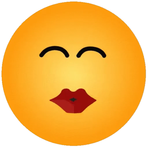 😘 Стикер «Губы Поцелуй» для Telegram