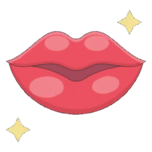 😘 Стикер «Губы Поцелуй» для Telegram