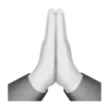 🙏 Эмодзи «🩶 random gray emoji» для Telegram