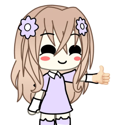 👍 Стикер «lisa purple» для Telegram