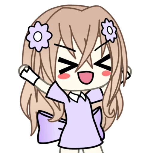 Стикерпак lisa purple для Telegram