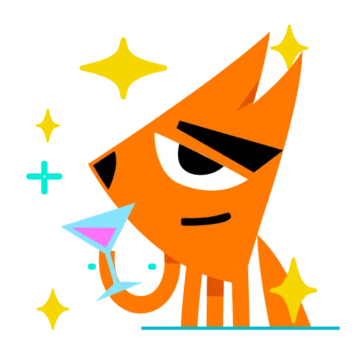 🤩 Эмодзи «Лисец» для Telegram