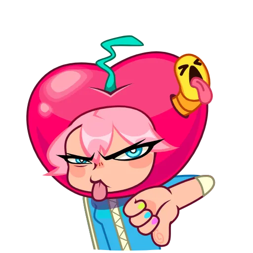 🤩 Эмодзи «Крошка Черри» для Telegram