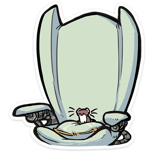 ⭐ Стикер «Горностайчик Гера» для Telegram