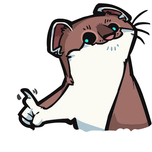 🙅‍♂️ Эмодзи «Горностайчик Гера» для Telegram