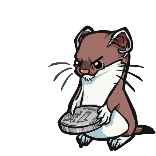 🪙 Эмодзи «Горностайчик Гера» для Telegram