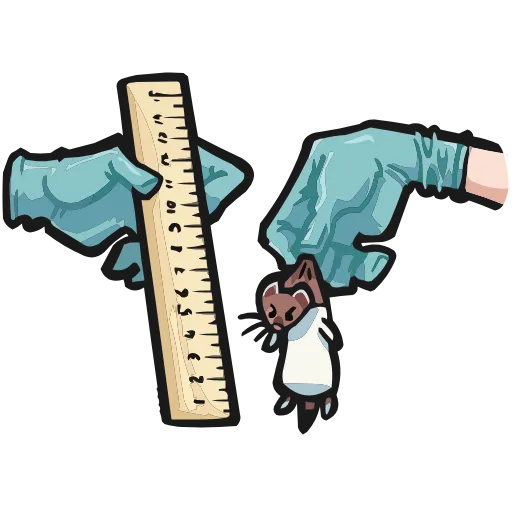 📏 Эмодзи «Горностайчик Гера» для Telegram