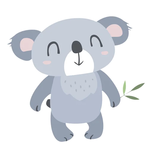 Стикерпак Little Koala для Telegram — скачать