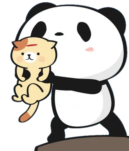 Стикерпак Little panda для Telegram — скачать