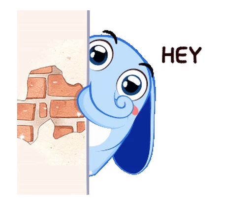 Стикерпак Little Blue Elephant для Telegram — скачать