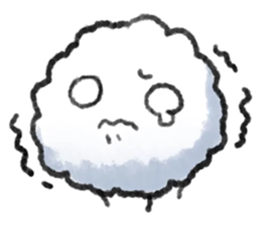 🙁 Стикер «Little Cotton» для Telegram