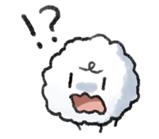 😨 Стикер «Little Cotton» для Telegram