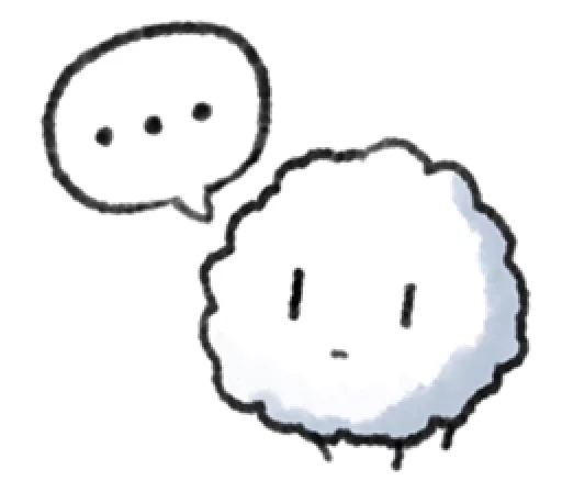 😦 Стикер «Little Cotton» для Telegram