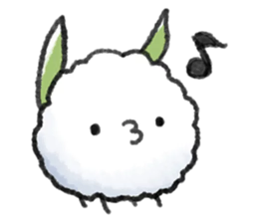 😙 Стикер «Little Cotton» для Telegram