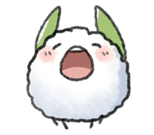 😧 Стикер «Little Cotton» для Telegram