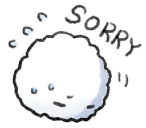 🙁 Стикер «Little Cotton» для Telegram