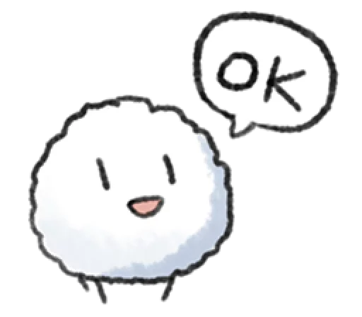 👌 Стикер «Little Cotton» для Telegram