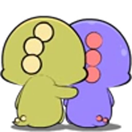👩‍❤️‍👨 Эмодзи «Little Dinosaur» для Telegram