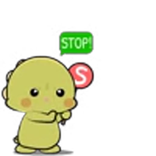 🚏 Эмодзи «Little Dinosaur» для Telegram