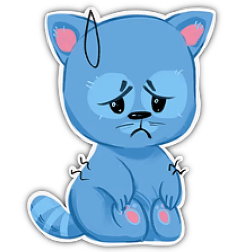 😞 Стикер «Little Kitty Bo» для Telegram