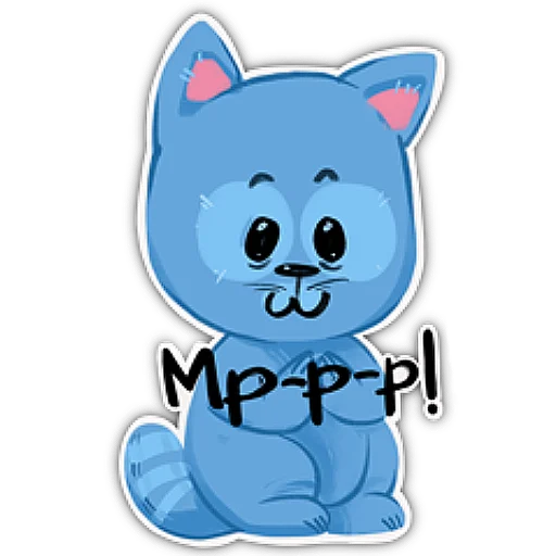 🙂 Стикер «Little Kitty Bo» для Telegram