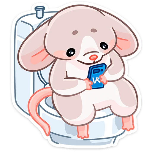 🚽 Стикер «Малыш Обнимышь» для Telegram