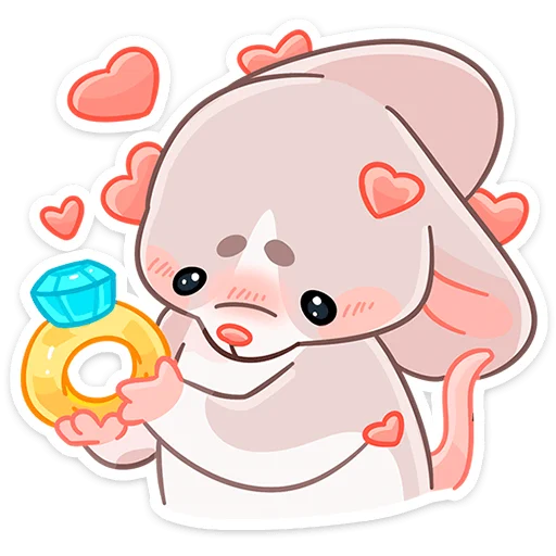 💍 Стикер «Малыш Обнимышь без надписей» для Telegram