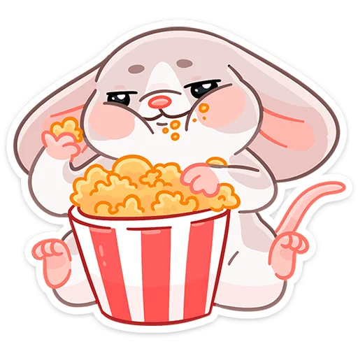 🍿 Стикер «Малыш Обнимышь без надписей» для Telegram
