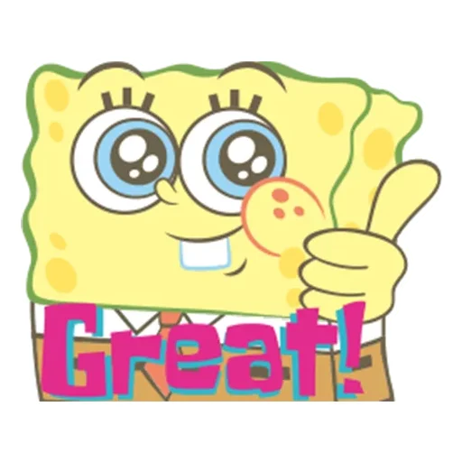 Стикерпак SpongeBob SquarePants для Telegram — скачать