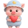 ❤️ Эмодзи «Маленький поросенок» для Telegram
