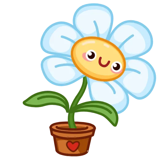 😘 Стикер «Live Flowers» для Telegram