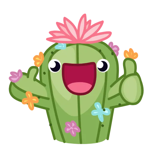 👍 Стикер «Live Flowers» для Telegram