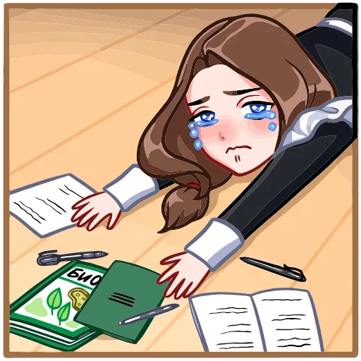 😭 Эмодзи «Лиза и Матвей» для Telegram