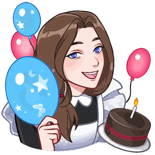 🎂 Эмодзи «Лиза и Матвей» для Telegram
