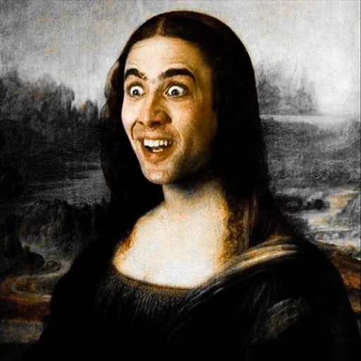🤪 Стикер «LIZA Mona» для Telegram