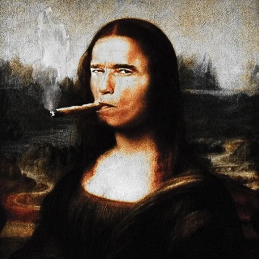 🧐 Стикер «LIZA Mona» для Telegram