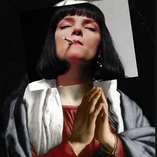 🙏 Стикер «LIZA Mona» для Telegram
