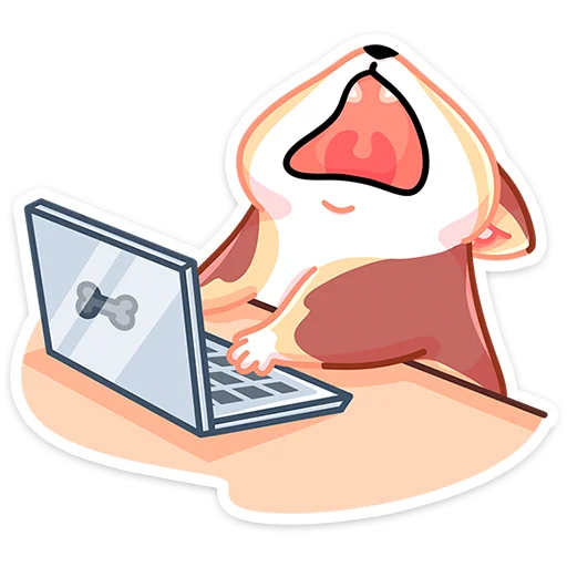 🐕 Стикер «Батончик» для Telegram