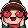 😍 Эмодзи «😌 The Lofi Girl» для Telegram