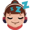 😴 Эмодзи «😌 The Lofi Girl» для Telegram