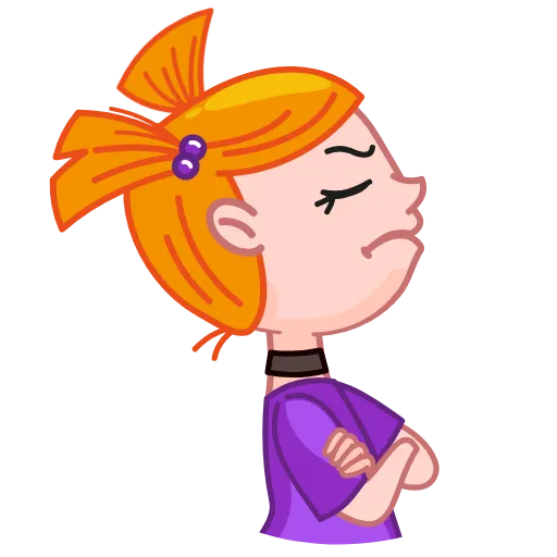 🤩 Стикер «Лола» для Telegram