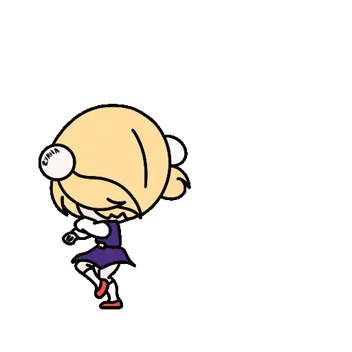 Стикерпак Loli dance для Telegram — скачать