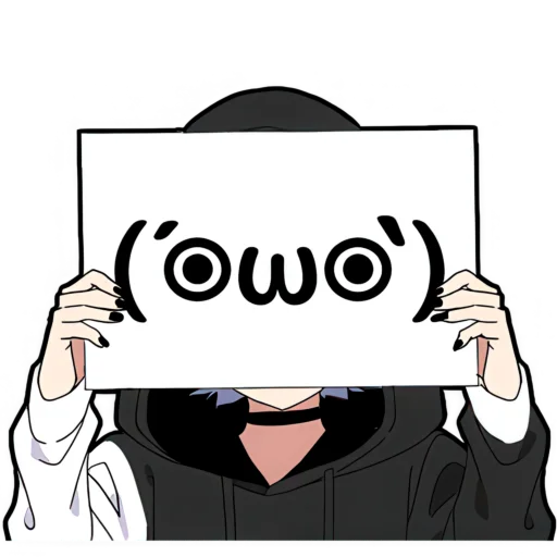 🐱 Стикер «Лонели тян» для Telegram