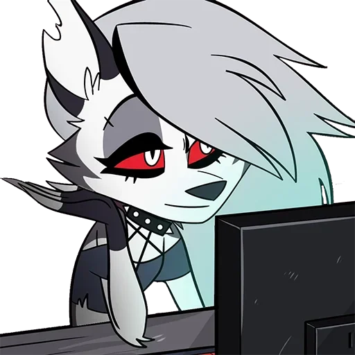 🤷‍♀️ Стикер «Loona Helluva Boss» для Telegram
