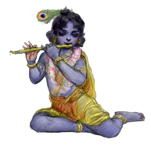 😌 Стикер «Lord Krishna» для Telegram