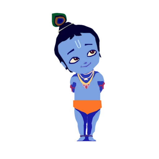 Стикерпак Lord Krishna для Telegram — скачать