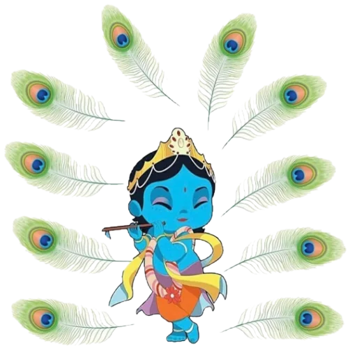 😇 Стикер «Lord Krishna» для Telegram